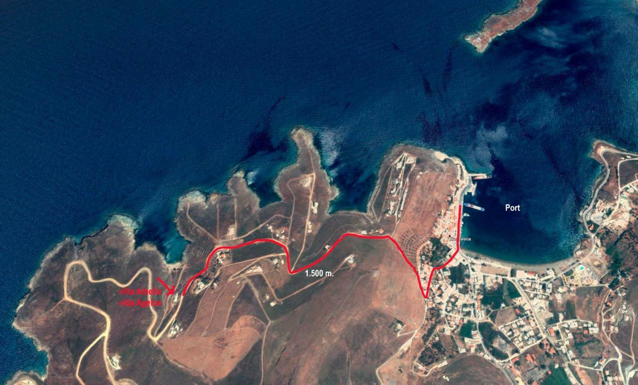 Amelia Beachfront Villa Κορησσία Εξωτερικό φωτογραφία